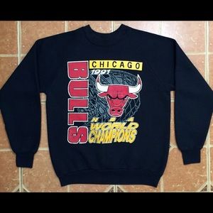 Vtg Chicago Bulls 1991 NBA World Champions